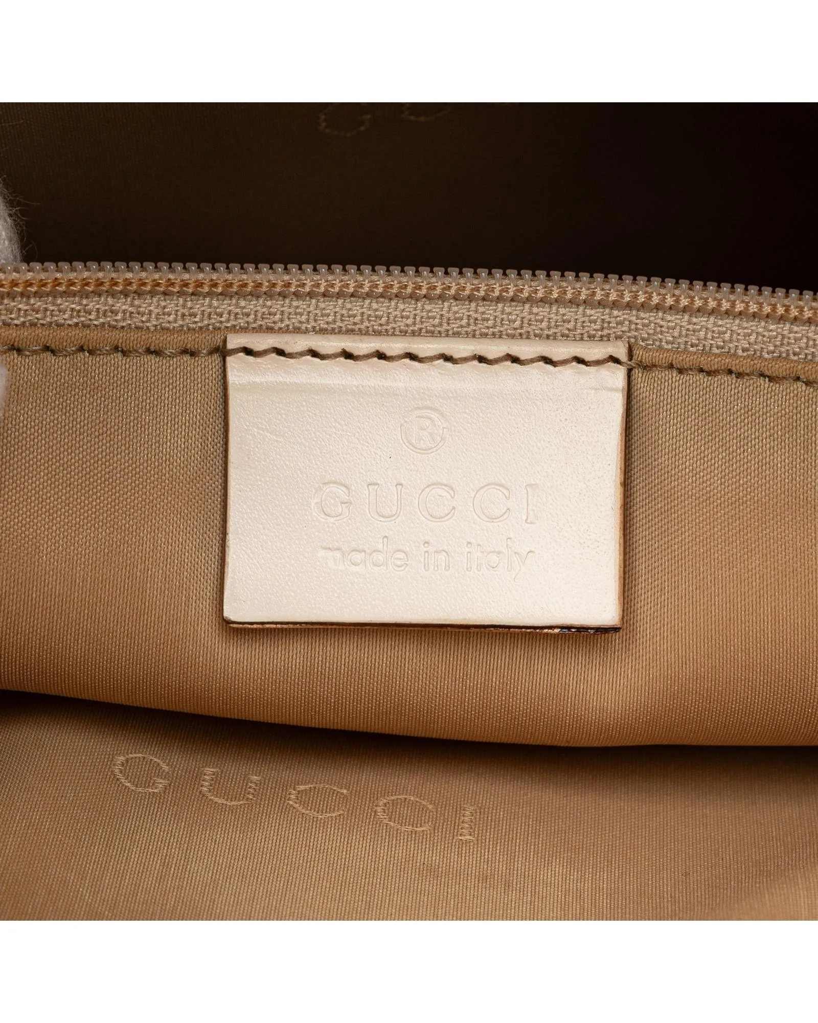 Bamboo Canvas Satchel with Detachable Strap and Interior Zip Compartments