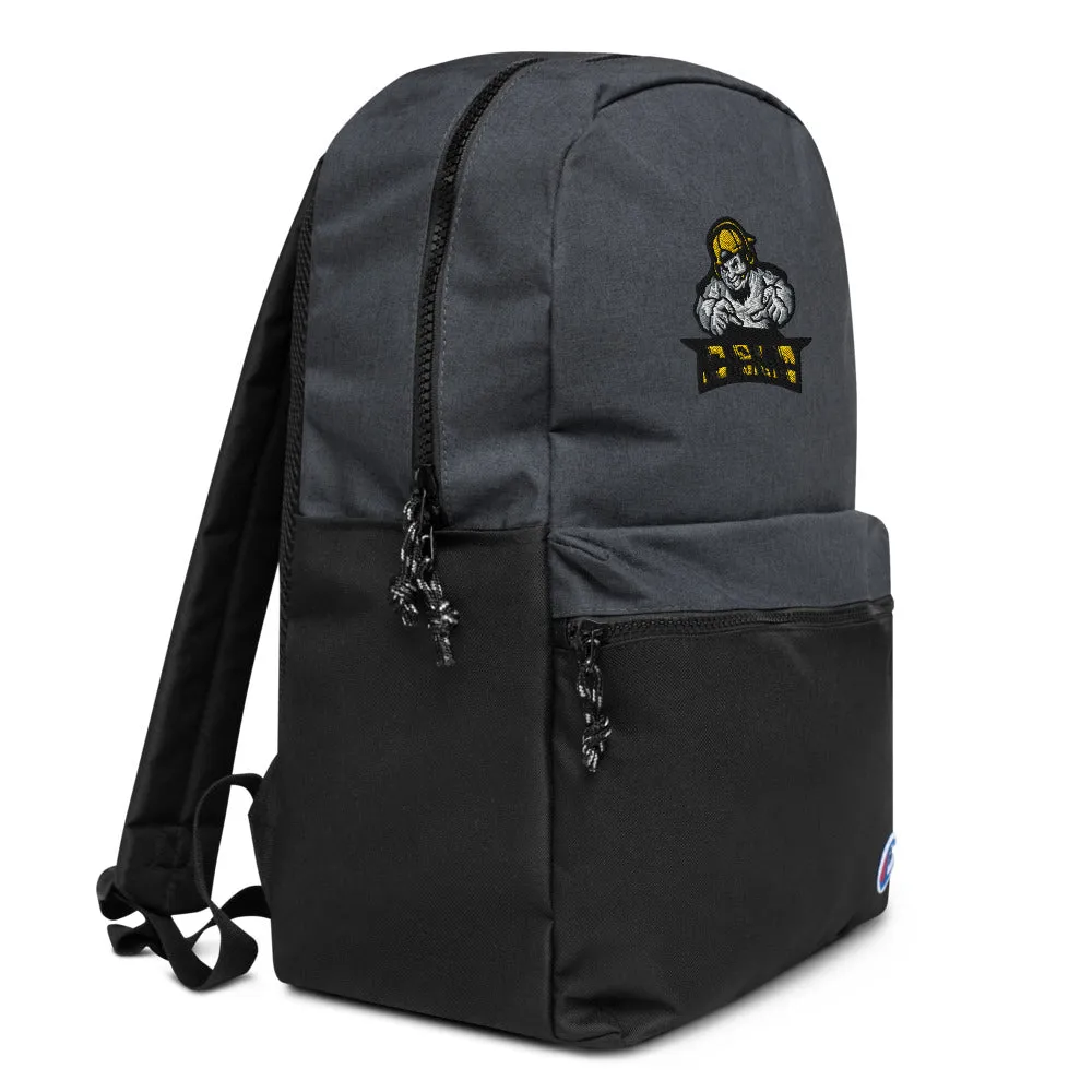 ev0z_Gold Embroidered Champion Backpack