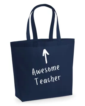 Teacher Gift Canvas Tote Bag